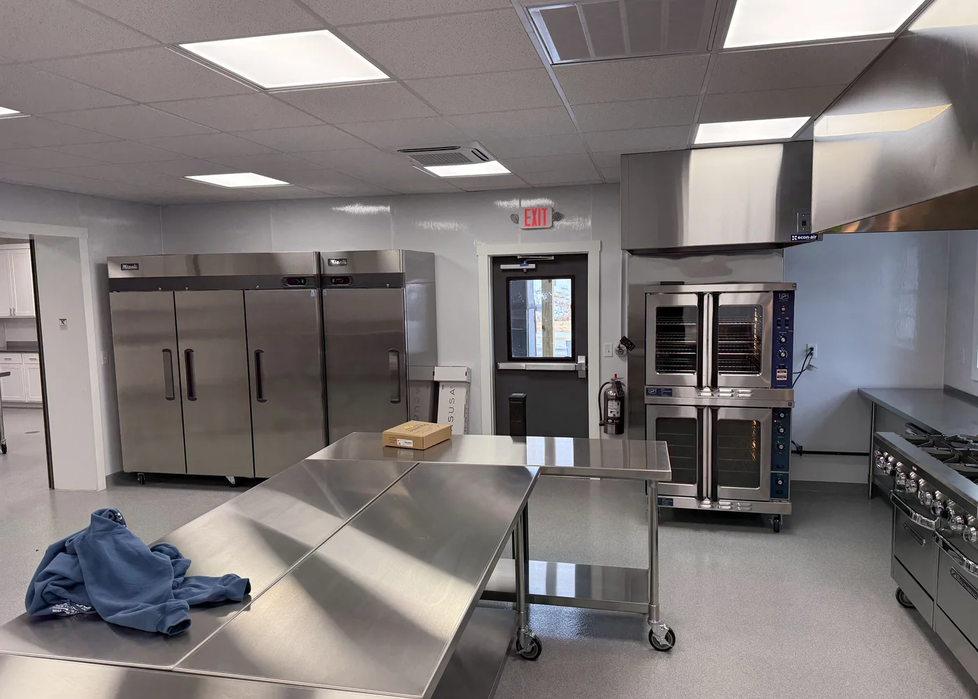 Commercial cooking line