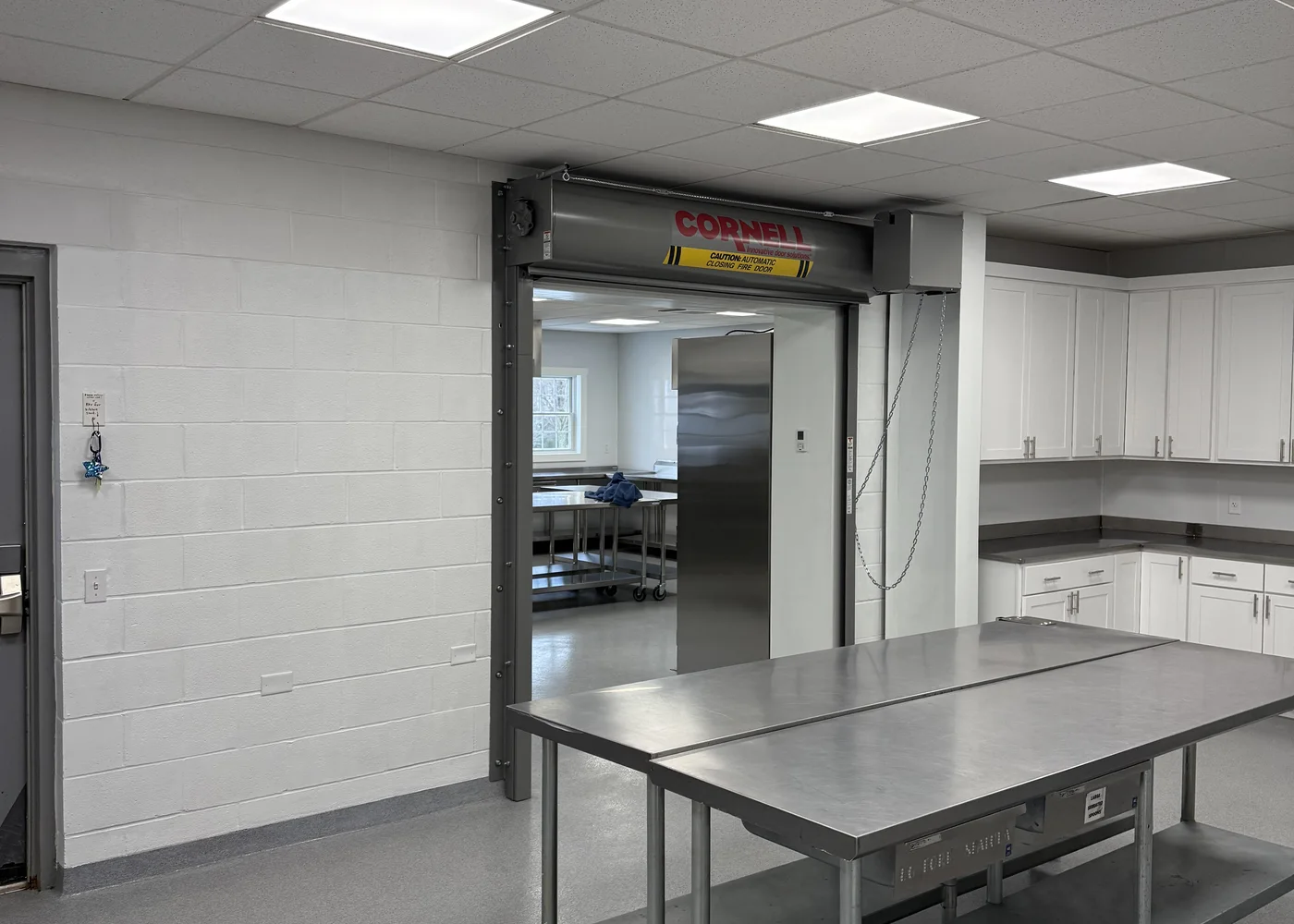 Finished commercial work area
