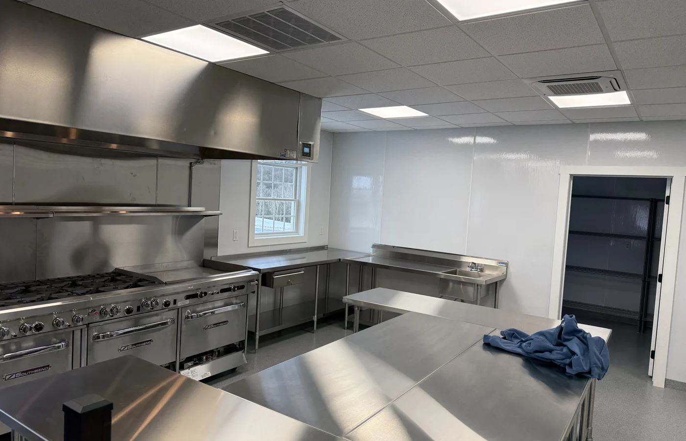 Mooney Builders commercial kitchen project