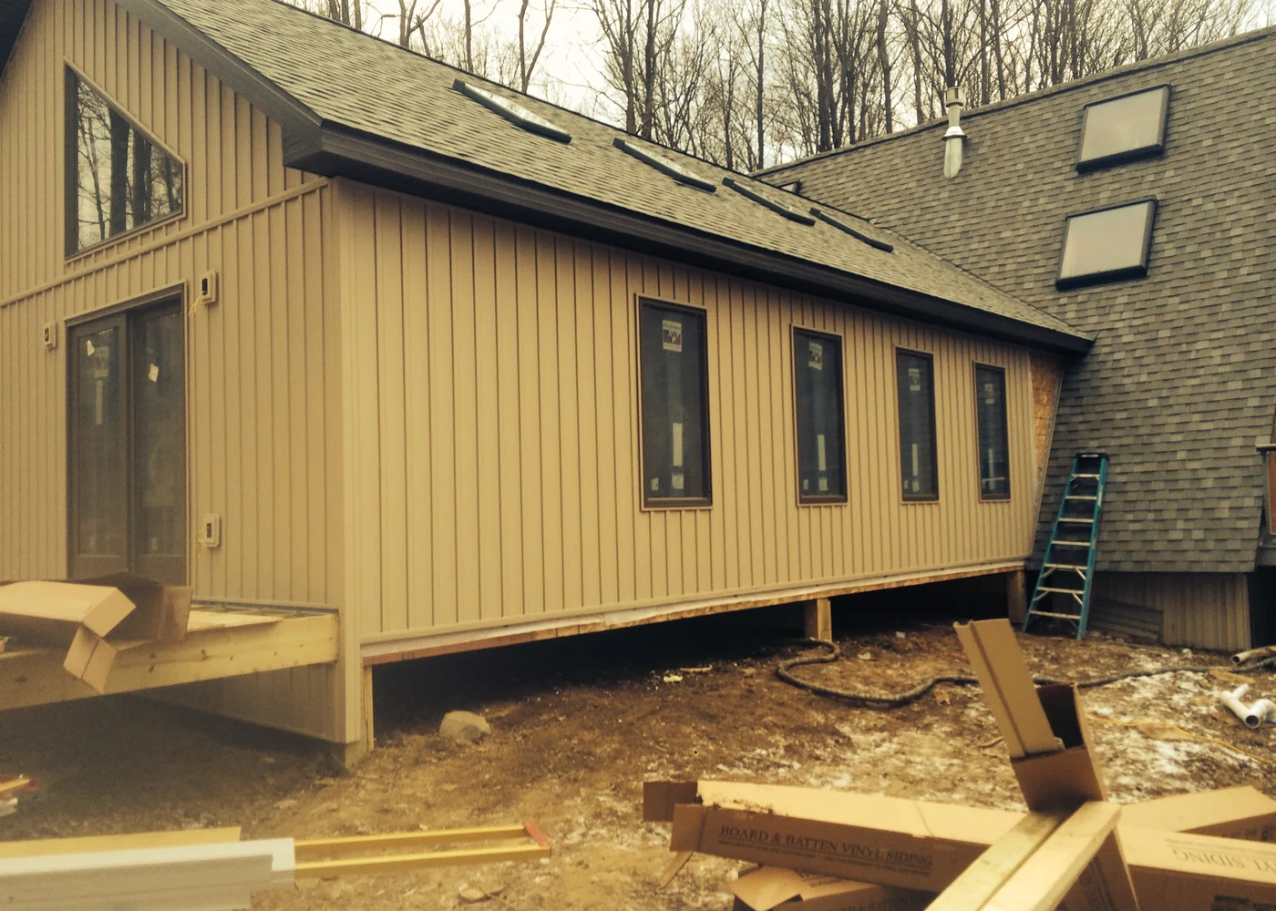 Residential addition by Mooney Builders