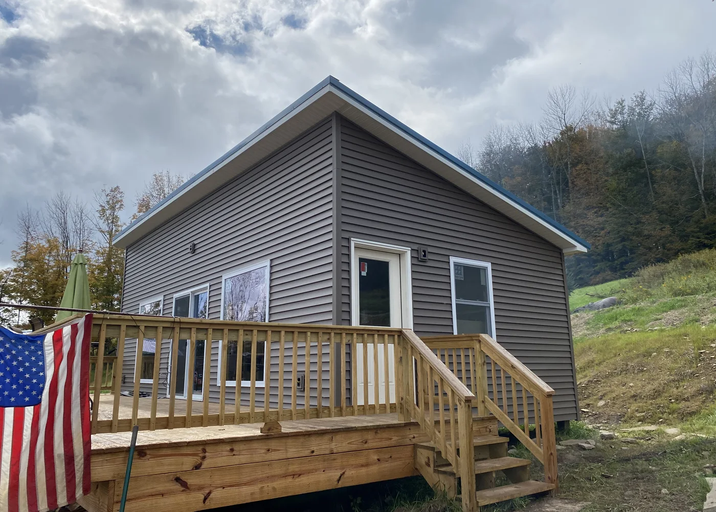 Second-story deck by Mooney Builders